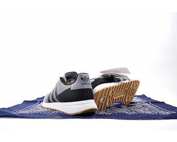 Herren Adidas Originals Flashback Breathable Sneakers S78623 Schuhe Grau & Schwarz & Weiß