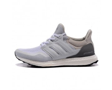 Schuhe Adidas Ultra Boost Weiß & Licht Grau Unisex