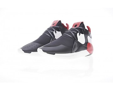Unisex Schwarz Rot Weiß Schuhe Adidas Y-3 Boost Qr S83120