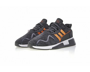 Schuhe Herren Adidas Eqt Cushion Adv By9506 Dunkel Grau & Orange Rot