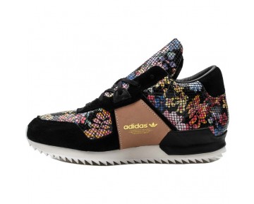 Adidas Originals Zx700 RemasteRot S82518 Schuhe Unisex Schwarz & Multicolors Flower